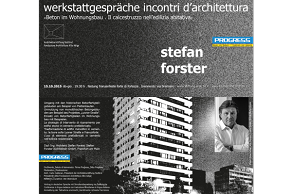 Il calcestruzzo nell'edilizia abitativa: Stefan Forster 