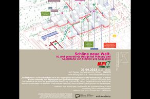 Event mit ALPI Fenster : Schöne neue Welt. KI und generatives Design bei Planung und Gestaltung von Städten und Gebäuden
