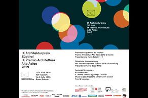 IX Premio Architettura Alto Adige 2019