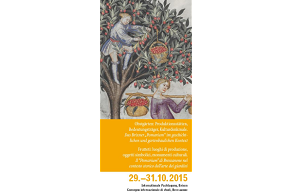 Convegno: Frutteti: luoghi di produzione, oggetti simbolici, monumenti culturali.  Il “pomarium” di Bressanone nel contesto storico  dell’arte dei giardini”