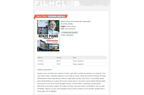 we suggest... Filmclub: Renzo Piano l'architetto della luce